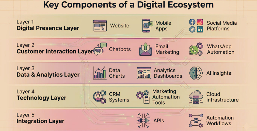 digital ecosystem layers.